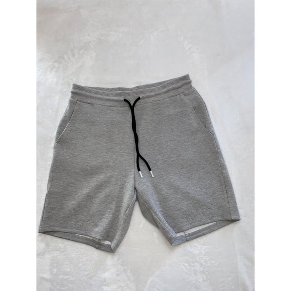 New Zyia Men's Gray Track Sport Jogger Short 7" Size Large - Picture 4 of 10